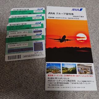 エーエヌエー(ゼンニッポンクウユ)(ANA(全日本空輸))のANA株主優待券4枚(その他)