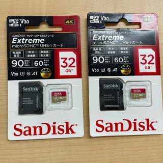 サンディスク(SanDisk)のSanDisk(サンディスク)Extreme microSDHCカード 32GB(その他)