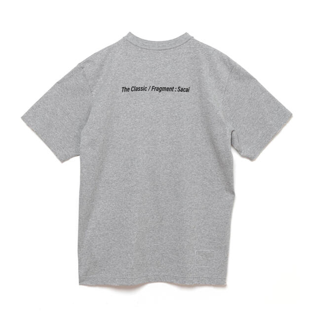 sacai(サカイ)のL グレー sacai x Fragment サカイ フラグメント Tシャツ メンズのトップス(Tシャツ/カットソー(半袖/袖なし))の商品写真