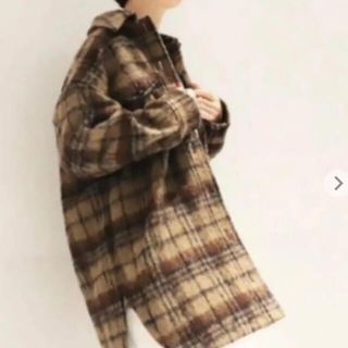 プラージュ(Plage)のplage shaggy check jacket シャギーチェックジャケット(ブルゾン)