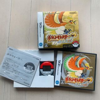 ポケモン(ポケモン)の【値下げ】ポケットモンスター ハートゴールド DS ポケウォーカー付き(携帯用ゲームソフト)