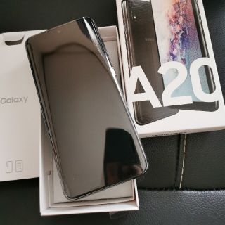 ギャラクシー(Galaxy)のGalaxy A20　ブラック　開封未使用品(スマートフォン本体)