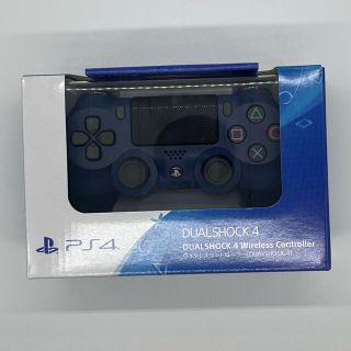 プレイステーション4(PlayStation4)のコントローラ PS4 デュアルショックDUALSHOCK4 ミッドナイトブルー(家庭用ゲーム機本体)