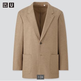 ユニクロ(UNIQLO)のユニクロユー　ジャージーテーラードジャケット　セットアップ(テーラードジャケット)