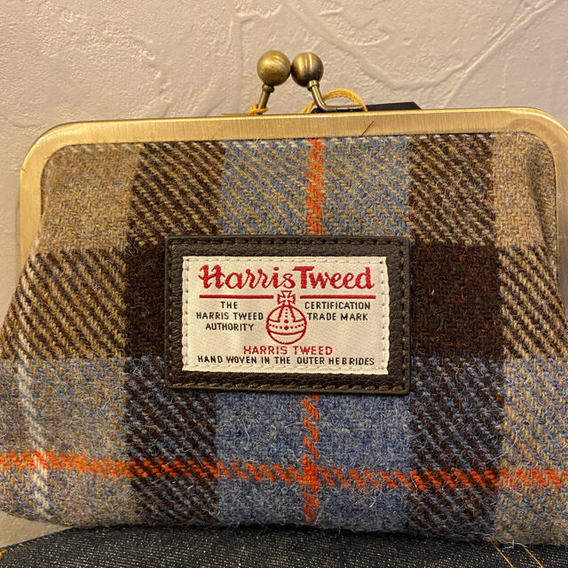 Harris Tweed(ハリスツイード)の新品未使用☆ハリスツイードコレクション☆がま口ポーチ レディースのファッション小物(ポーチ)の商品写真