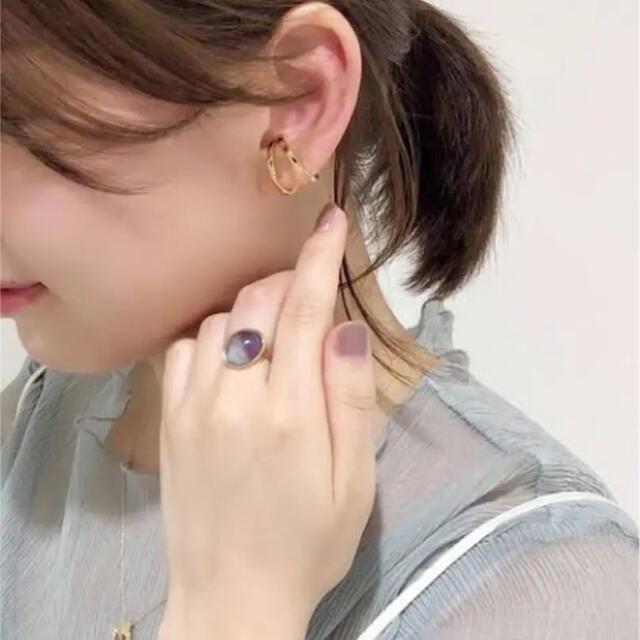 ete(エテ)のK10YG デュー フローライト リング レディースのアクセサリー(リング(指輪))の商品写真