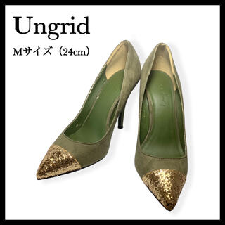 アングリッド(Ungrid)の【靴】Ungrid アングリッド パンプス ハイヒール 靴 スウェード 24cm(ハイヒール/パンプス)