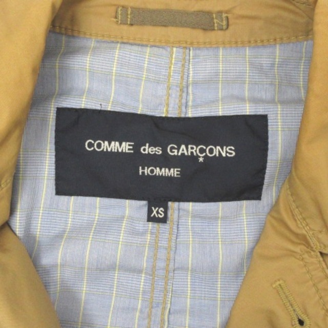 コムデギャルソンオム ジャケット コート 2WAY ベージュ XS メンズのジャケット/アウター(ステンカラーコート)の商品写真