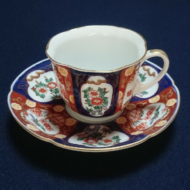 有田焼☆松九寿門☆コーヒーカップ&ソーサー☆2客セット!伊万里焼☆古伊万里 | フリマアプリ ラクマ