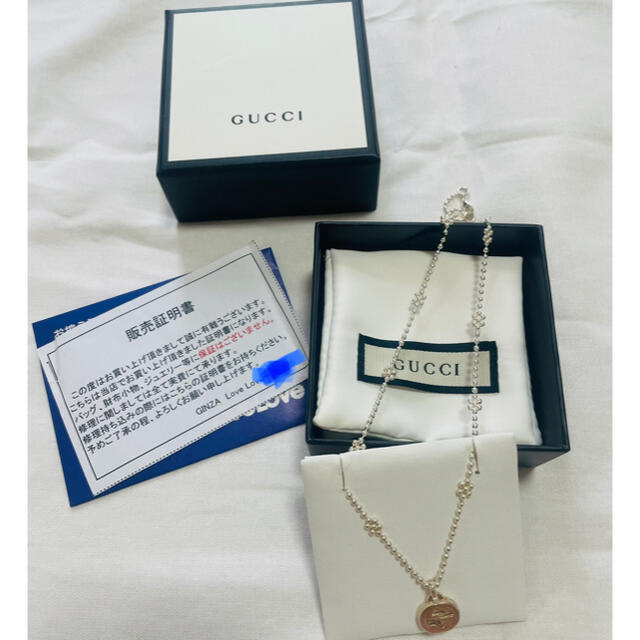 Gucci(グッチ)のGUCCI フラワーモチーフネックレス レディースのアクセサリー(ネックレス)の商品写真