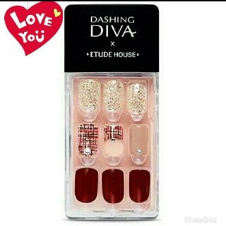 エチュードハウス(ETUDE HOUSE)の入手困難♥dashing diva ネイルチップ ダッシングディバ ツイード (つけ爪/ネイルチップ)