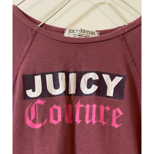 Juicy Couture(ジューシークチュール)のS  JUICYCOUTURE  ラグランスリーブロゴカットソー ロンT レディースのトップス(Tシャツ(長袖/七分))の商品写真