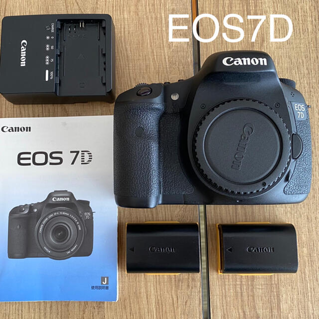 Canon EOS 7D 本体⭐︎取説バッテリー2個付 新しい季節 8820円引き www