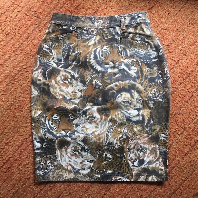 未使用 KENZO ケンゾー 北斎タグ 希少 スカート タイガー デットストック