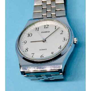 カシオ(CASIO)のj24）シンプル(*'▽')カシオ・MQ-336電池交換シルバー・メンズ腕時計(腕時計(アナログ))