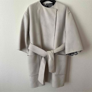 マックスマーラ(Max Mara)のマックスマーラ　リバーシブル　コート　36(ノーカラージャケット)