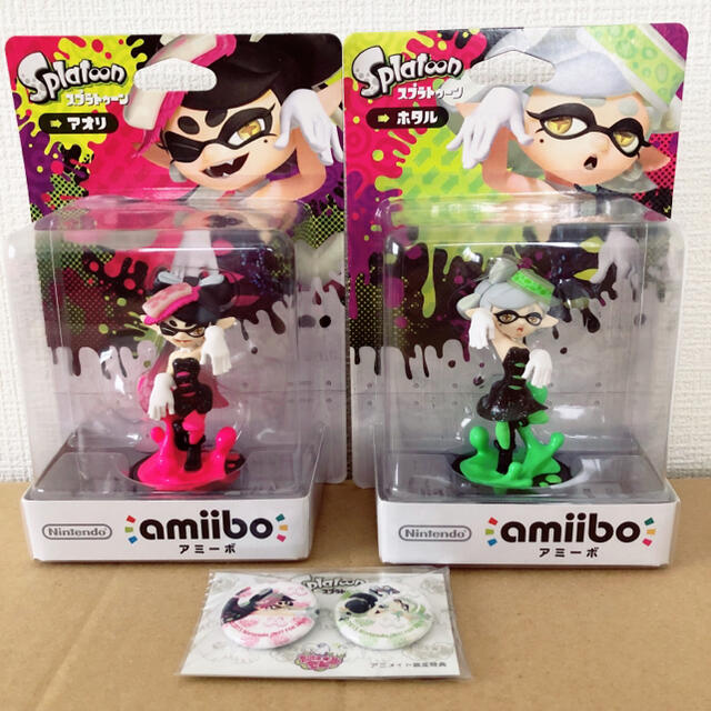 【新品】スプラトゥーン amiibo シオカラーズセット おまけ付き