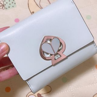 ケイトスペードニューヨーク(kate spade new york)のケイトスペード ニコラ 財布 水色(財布)