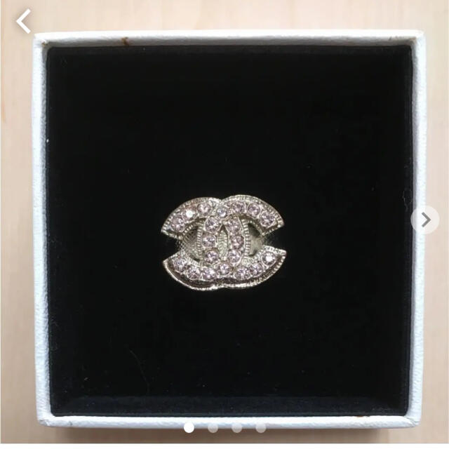 CHANEL(シャネル)のシャネル指輪 スカーフリング ピンクゴールド 箱付 ショップ袋 内袋付 レディースのアクセサリー(リング(指輪))の商品写真
