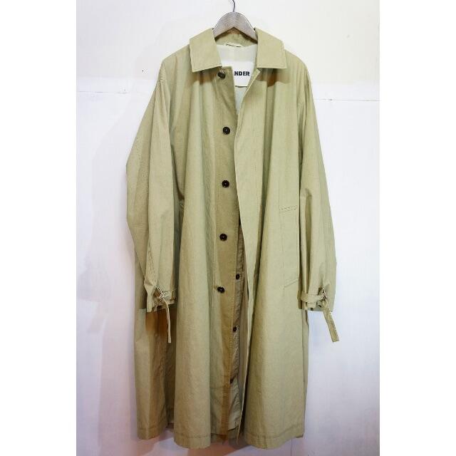 Jil Sander(ジルサンダー)の21SS JIL ジルサンダー コットン ステンカラー コート 906L▲ メンズのジャケット/アウター(ステンカラーコート)の商品写真