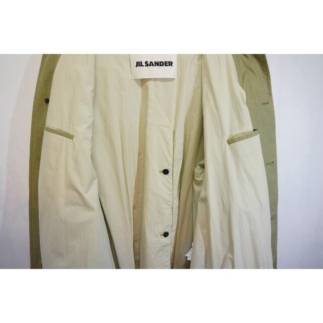 Jil Sander(ジルサンダー)の21SS JIL ジルサンダー コットン ステンカラー コート 906L▲ メンズのジャケット/アウター(ステンカラーコート)の商品写真