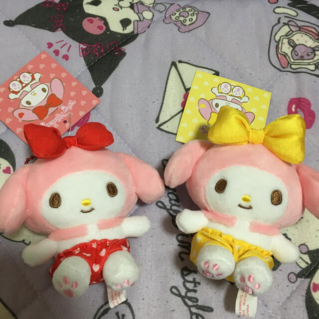 サンリオ(サンリオ)のサンリオ 推し色マスコット マイメロディ エンタメ/ホビーのおもちゃ/ぬいぐるみ(キャラクターグッズ)の商品写真