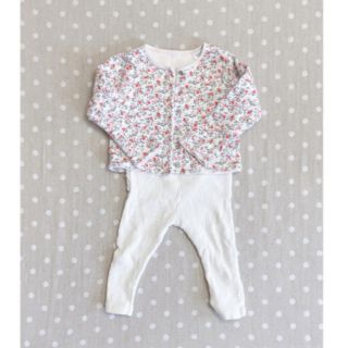 プチバトー(PETIT BATEAU)のプチバトー 長袖コーデセット 女の子(シャツ/カットソー)