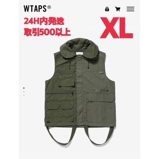 ダブルタップス(W)taps)のWTAPS TRADER VEST OLIVE DRAB XLサイズ(ベスト)