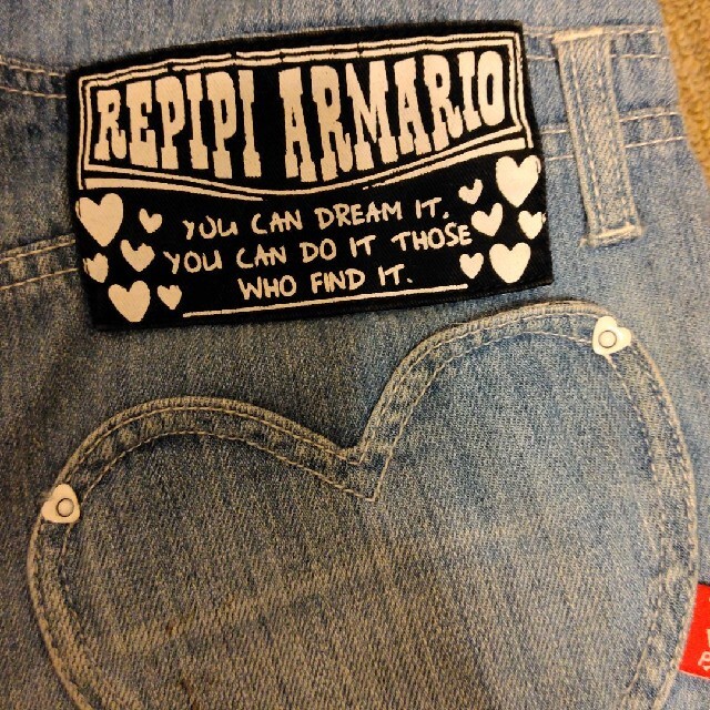 repipi armario(レピピアルマリオ)のレピピアルマリオ オーバーオールXS キッズ/ベビー/マタニティのキッズ服女の子用(90cm~)(パンツ/スパッツ)の商品写真