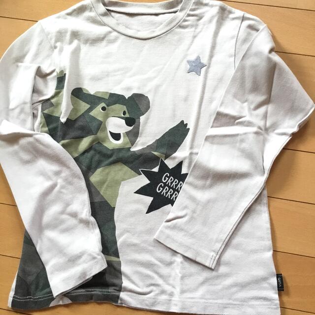 長袖Tシャツ　　クマ キッズ/ベビー/マタニティのキッズ服男の子用(90cm~)(Tシャツ/カットソー)の商品写真