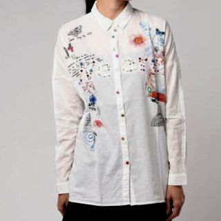 デシグアル(DESIGUAL)の着用1回のみ❣️デシグアル コットンロングシャツ (シャツ/ブラウス(長袖/七分))