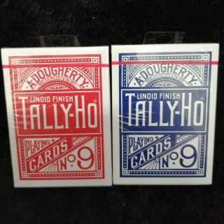 TALL-HO ORIGINAL FAN BACK 赤青セット(トランプ/UNO)