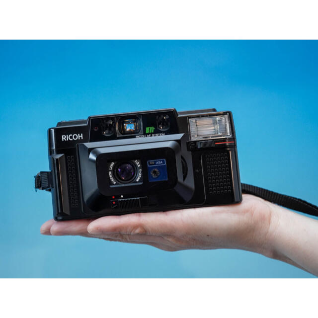 RICOH(リコー)の　【完動】Ricoh FF3αf　リコーコンパクトフィルムカメラ　 スマホ/家電/カメラのカメラ(フィルムカメラ)の商品写真