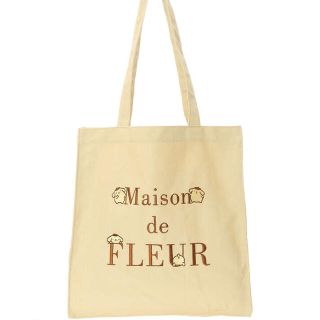 メゾンドフルール(Maison de FLEUR)の新品未開封MaisondeFLEURメゾンドフルールポムポムプリントートバッグ(キャラクターグッズ)