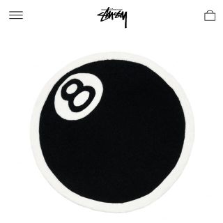 ステューシー(STUSSY)のステューシー  8ボール ラグ 新品未使用(ラグ)