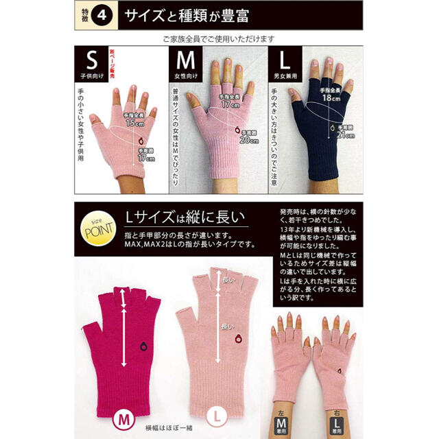 新品◆日本製！高品質ハンドウォーマー《シルバー×グレー》昨年度10万組販売！ レディースのファッション小物(手袋)の商品写真
