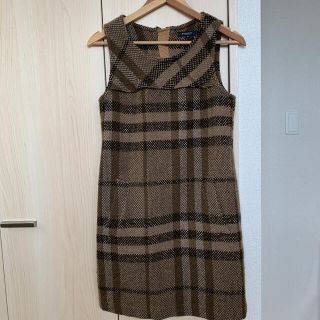 バーバリー(BURBERRY)のバーバリー　ワンピース　ブラウン(ひざ丈ワンピース)