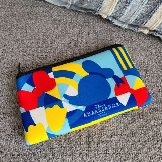 ディズニー(Disney)のアンバサダーホテル　ドナルド　ポーチ　特典(キャラクターグッズ)