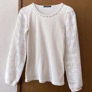 イング(INGNI)のシースルースリーブ　カットソー(カットソー(長袖/七分))