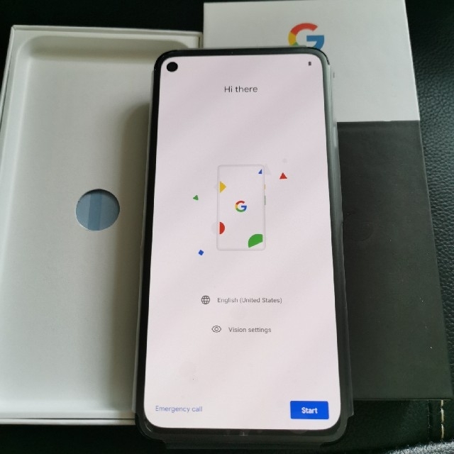 Google(グーグル)のGoogle Pixel　4a5G 開封未使用品 スマホ/家電/カメラのスマートフォン/携帯電話(スマートフォン本体)の商品写真