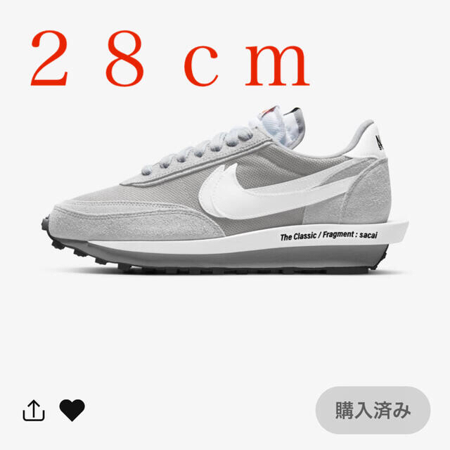 NIKE(ナイキ)のNIKE × sacai x Fragment LDWaffle メンズの靴/シューズ(スニーカー)の商品写真