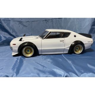 ラジコンボディ　1/10 ケンメリGTR シャーシ付き(ホビーラジコン)