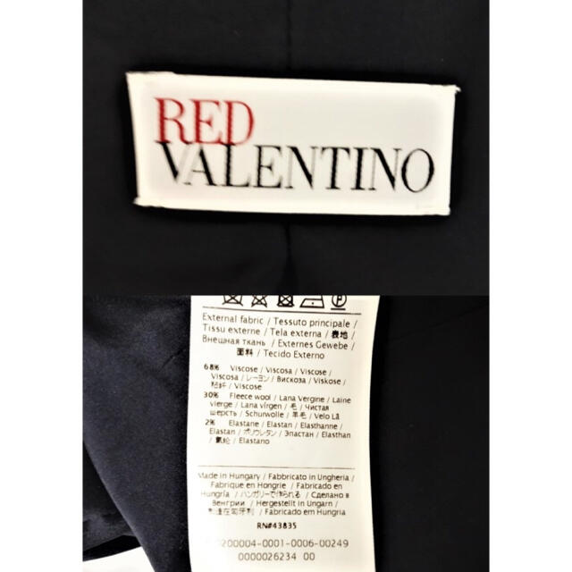 レッドバレンティノ　レディース ジャケット　スーツ　セットアップ　ネイビー レディースのフォーマル/ドレス(スーツ)の商品写真