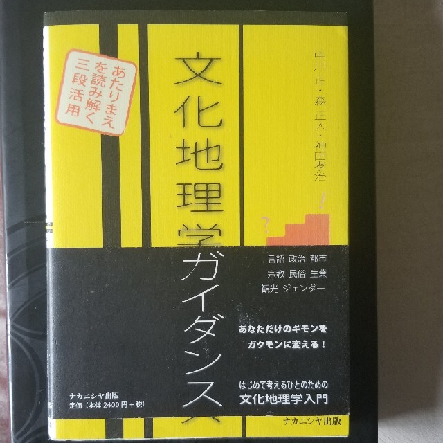 文化地理学ガイダンス エンタメ/ホビーの本(人文/社会)の商品写真