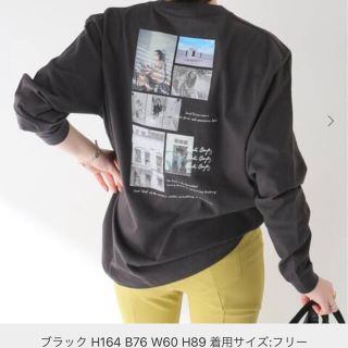 スピックアンドスパン(Spick & Span)の［Roberta Bayley/ロベルタ・ベイリー］バックプリントロングTEE(Tシャツ(長袖/七分))