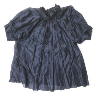 ドゥロワー(Drawer)のDrawer 20SS コットンシルクバックリボンブラウス シャツ レディース(シャツ/ブラウス(半袖/袖なし))