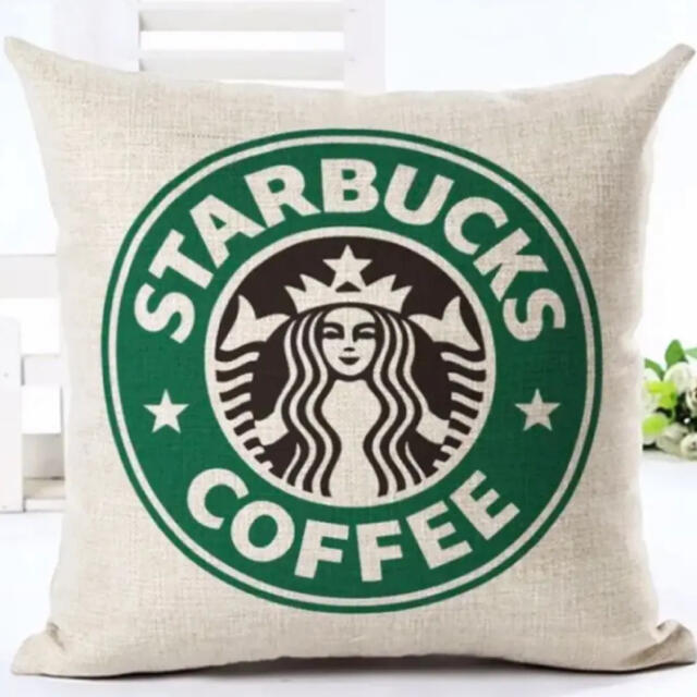 Starbucks Coffee(スターバックスコーヒー)のスターバックス　クッションカバー インテリア/住まい/日用品のインテリア小物(クッションカバー)の商品写真