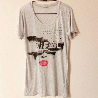 ディーゼル(DIESEL)の★diesel★ディーゼル★半袖Tシャツ　ロング丈　サイズM(Tシャツ(半袖/袖なし))