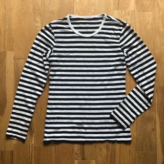 マリメッコ(marimekko)のマリメッコ　ボーダー　カットソー　ロンT(カットソー(長袖/七分))