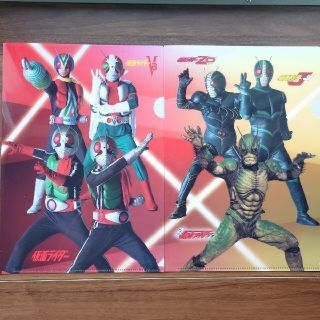 仮面ライダー クリアファイル くら寿司 2枚セット♪(クリアファイル)